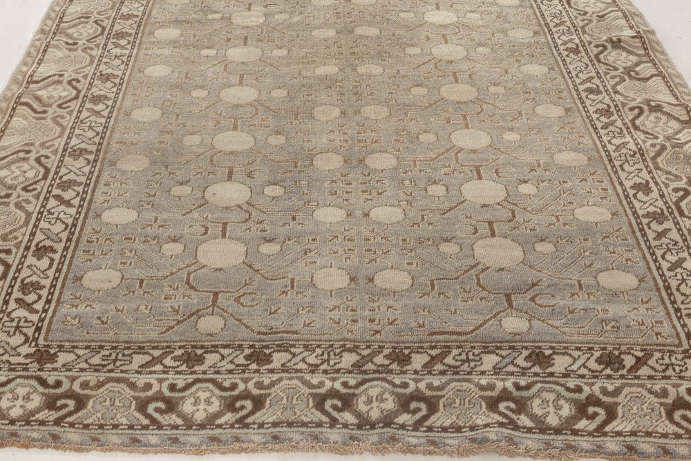 Midcentury Samarkand Handmade Wool Rug BB7008