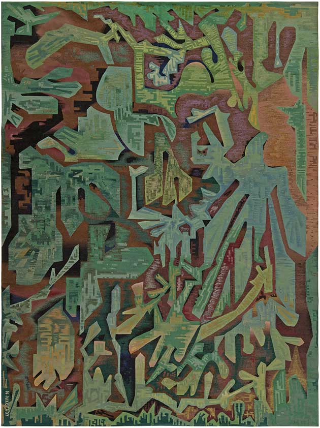 antique-rug-russian-bessarabian-ukrainian-eastern-european-flat-weave-green-geometric-bb2927-10×8