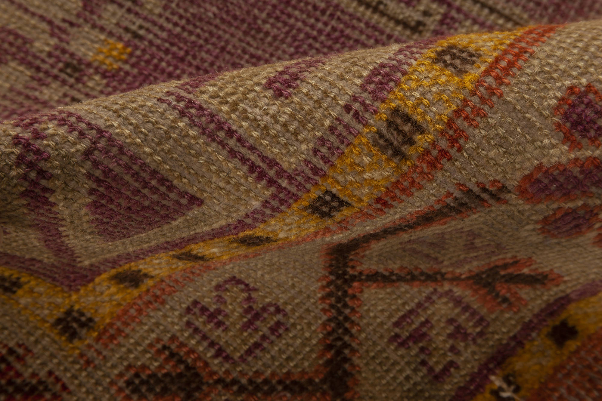 Authentic Persian Isfahan Botanic Handmade Carpet BB6497 by DLB