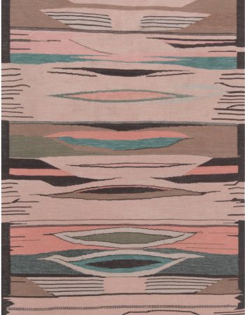 Contemporary Geometric Grid Slate Gray Handmade Wool Carpet “Duskfall” N11821 Contemporary Geometric Grid Slate Gray Handmade Wool Carpet “Duskfall” N11821