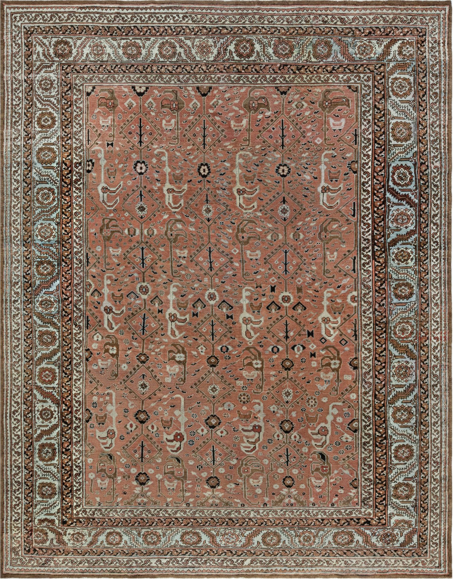 Antique Persian Bakshaish Rug BB7025
