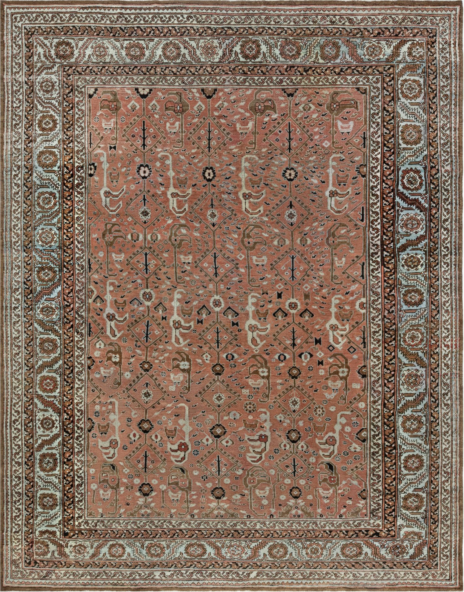 Antique Persian Bakshaish Rug BB7025