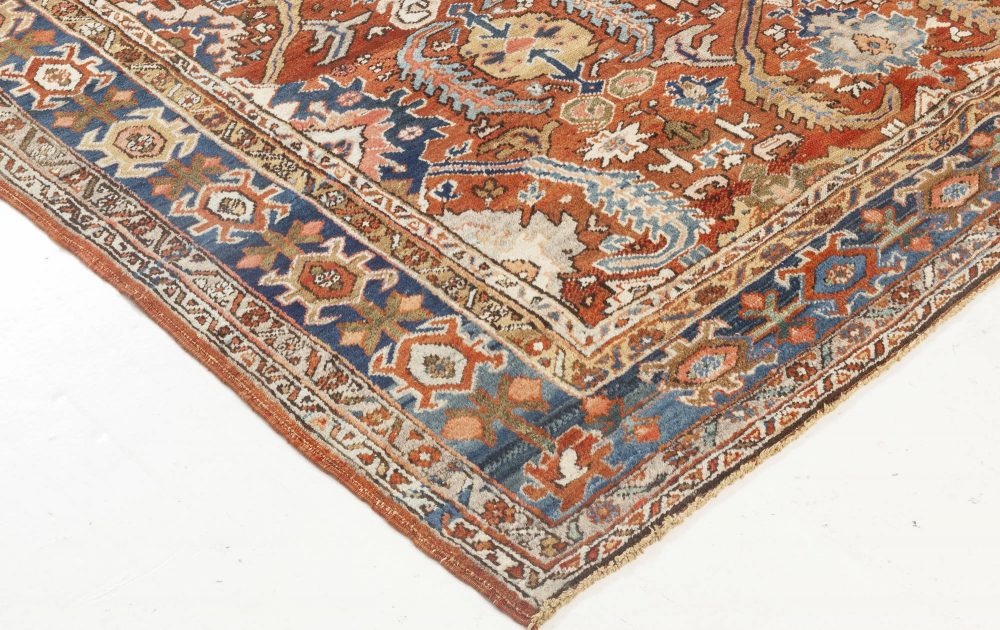 Antique Persian Heriz Rug BB7020