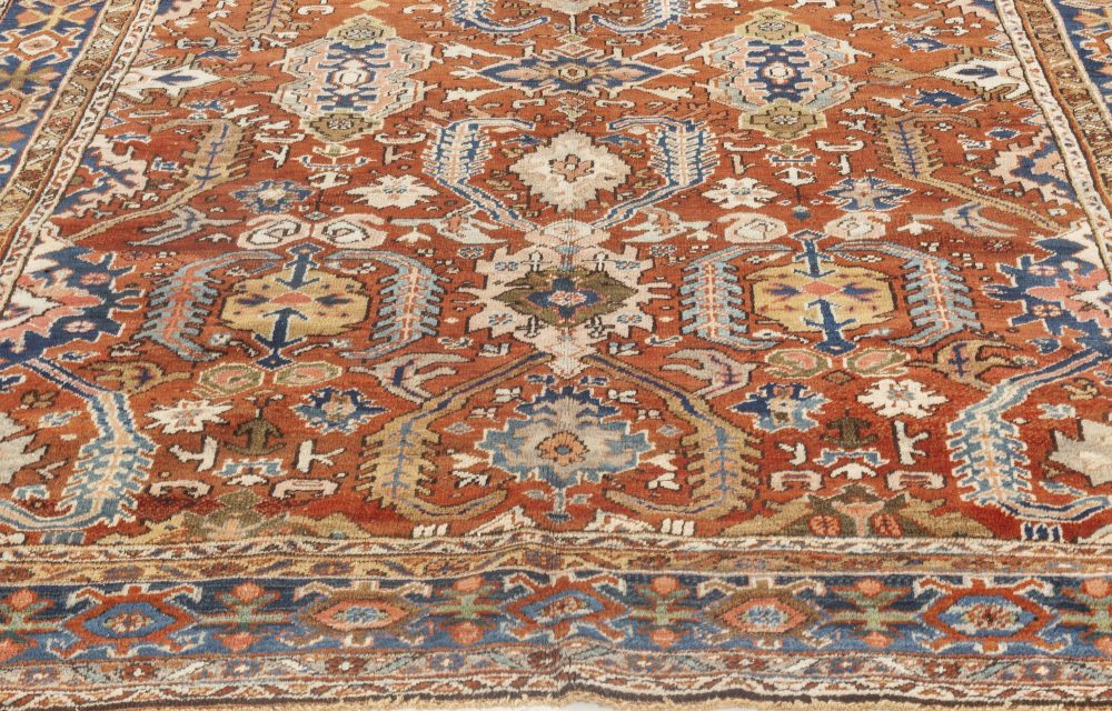 Antique Persian Heriz Rug BB7020