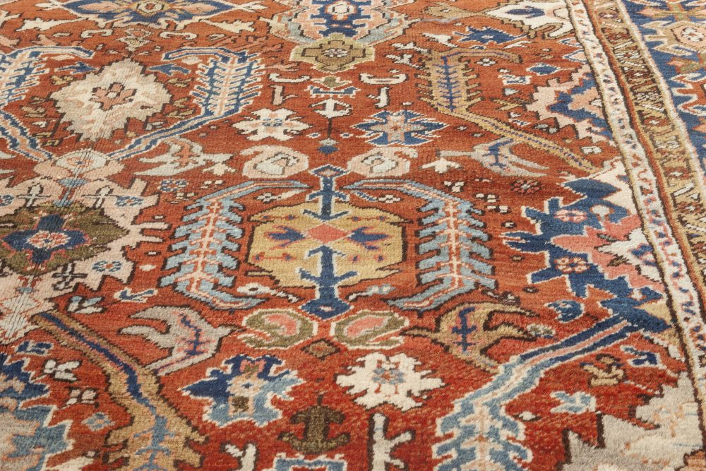 Antique Persian Heriz Rug BB7020