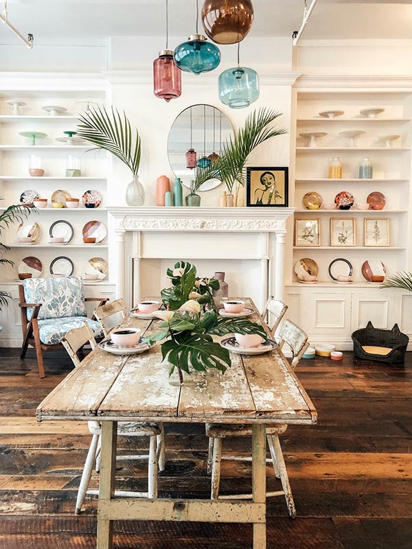 boho interior decor drew barrymore home (5)