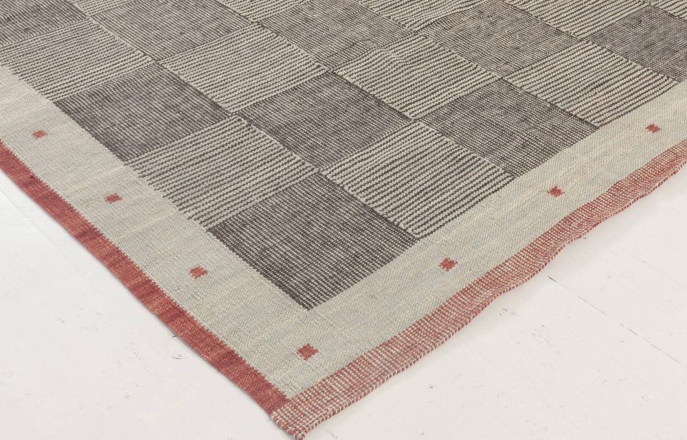 Swedish Flat Weave Rug N12055