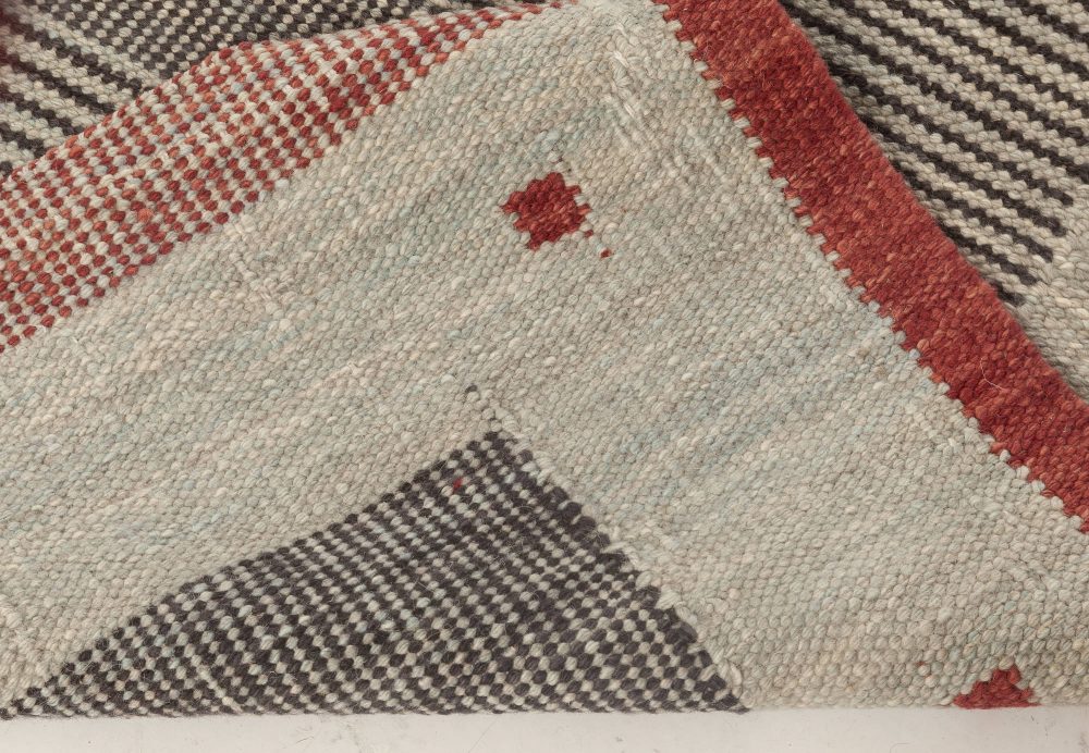 Swedish Flat Weave Rug N12055