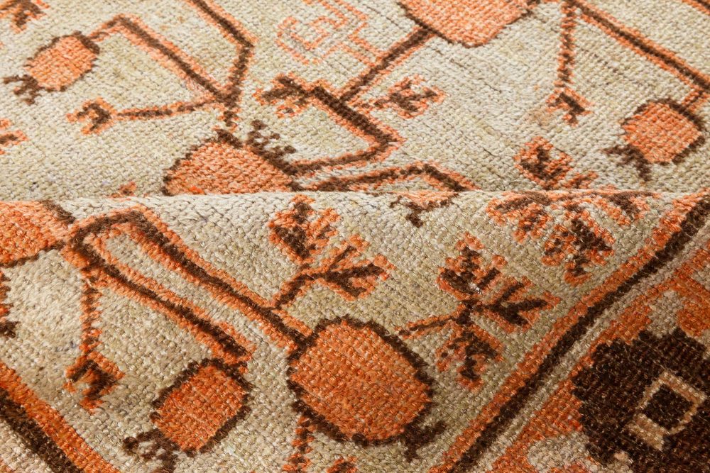 Midcentury Samarkand Handmade Wool Rug BB7044