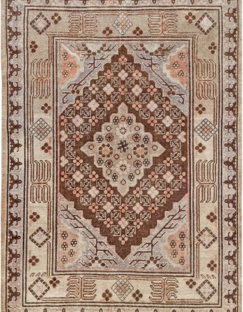 Tabriz Persian Antique Floral Allover Soft Beige Hand-Knotted Wool Rug – Circa 1920 BB8746 Tabriz Persian Antique Floral Allover Soft Beige Hand-Knotted Wool Rug – Circa 1920 BB8746