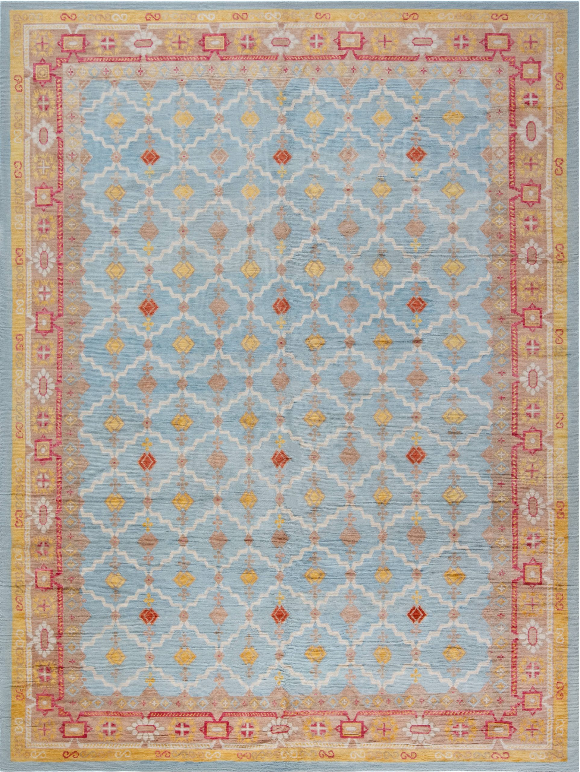 Doris Leslie Blau Collection Jaipur, a Traditional Handmade Wool Rug N12076