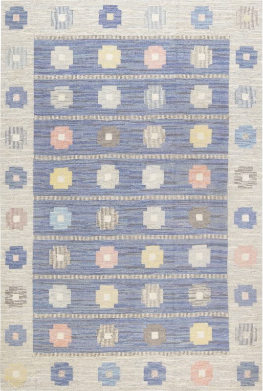 vintage-swedish-fl;at-weave-rug-10×7-bb7051
