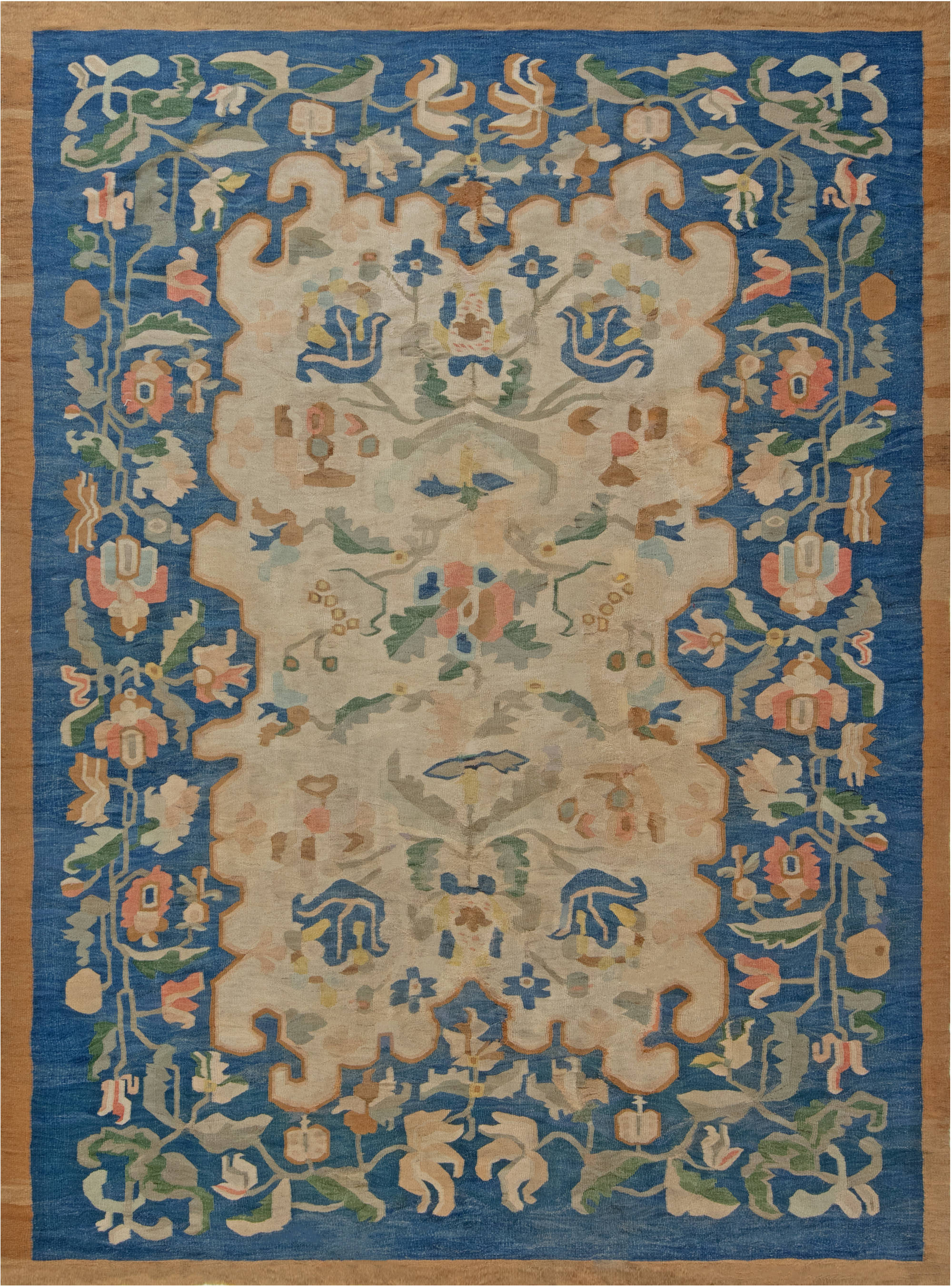 antique-european-bessarabian-floral-rug-10×7-bb7061