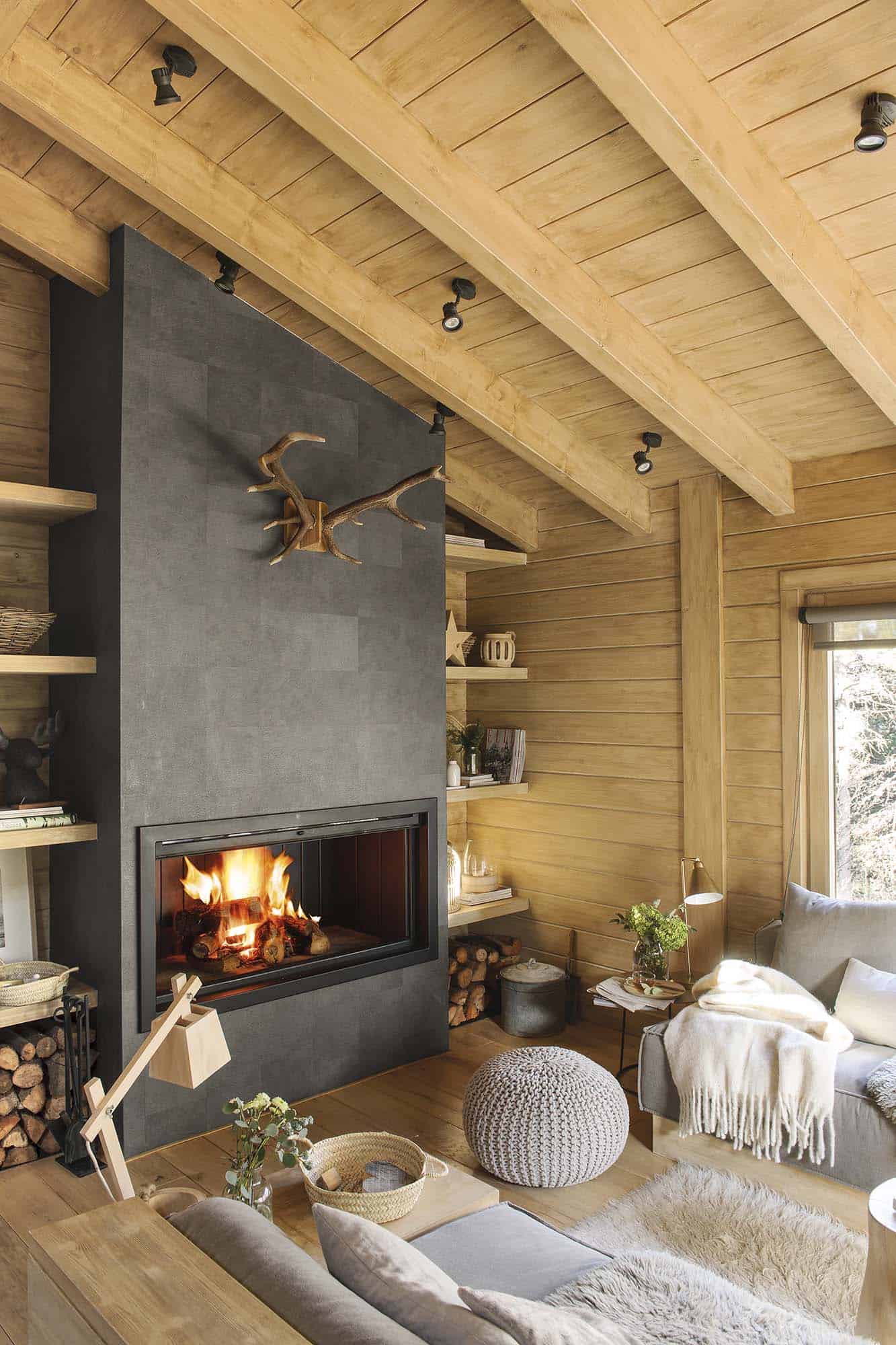 cabin house decor ideas (15)