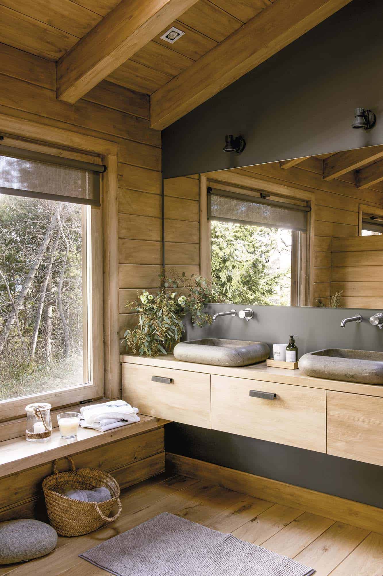 cabin house decor ideas (17)