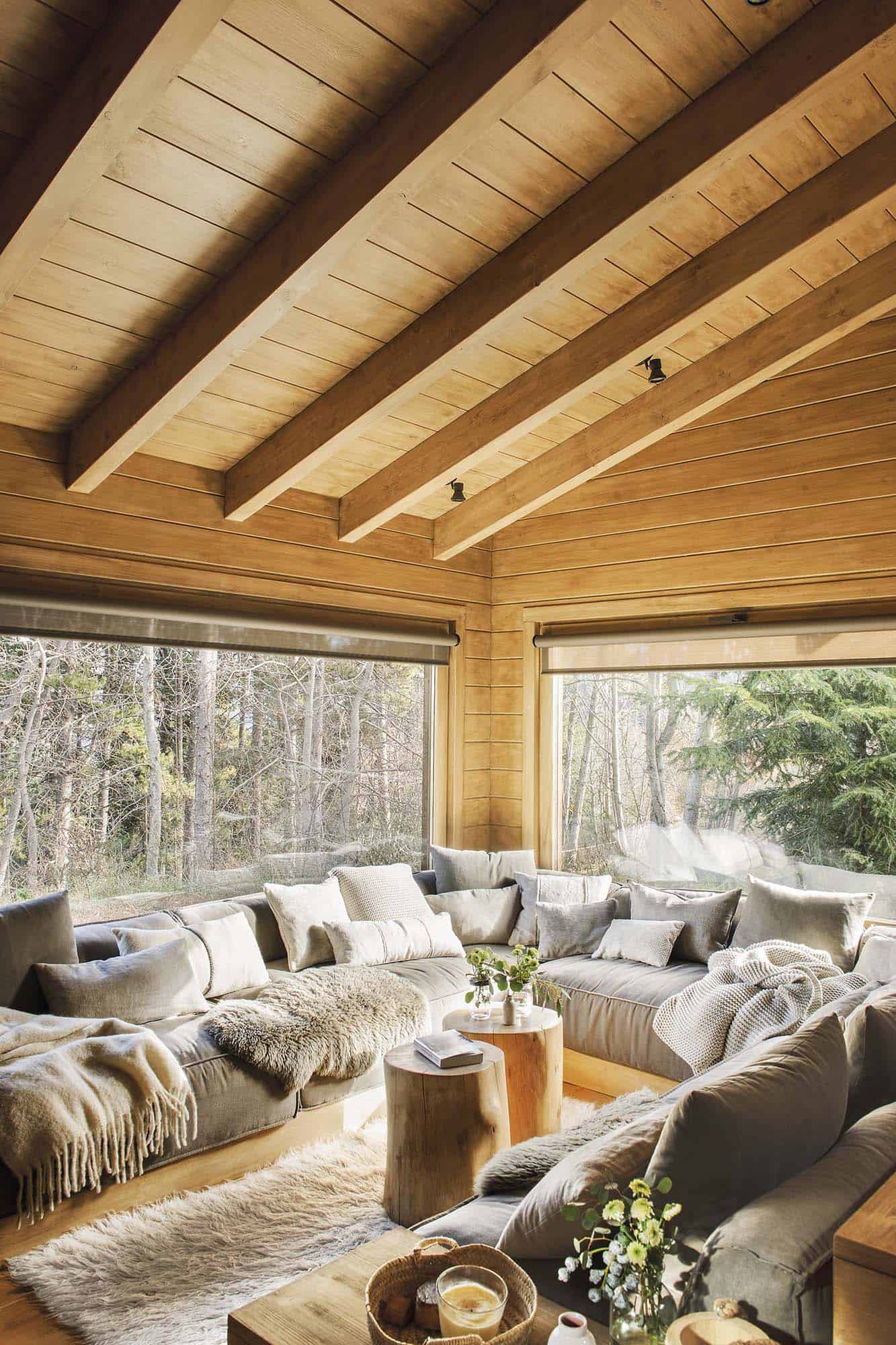 cabin house decor ideas (19)