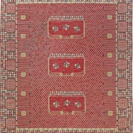 Vintage Hand-Knotted Rug BB7066