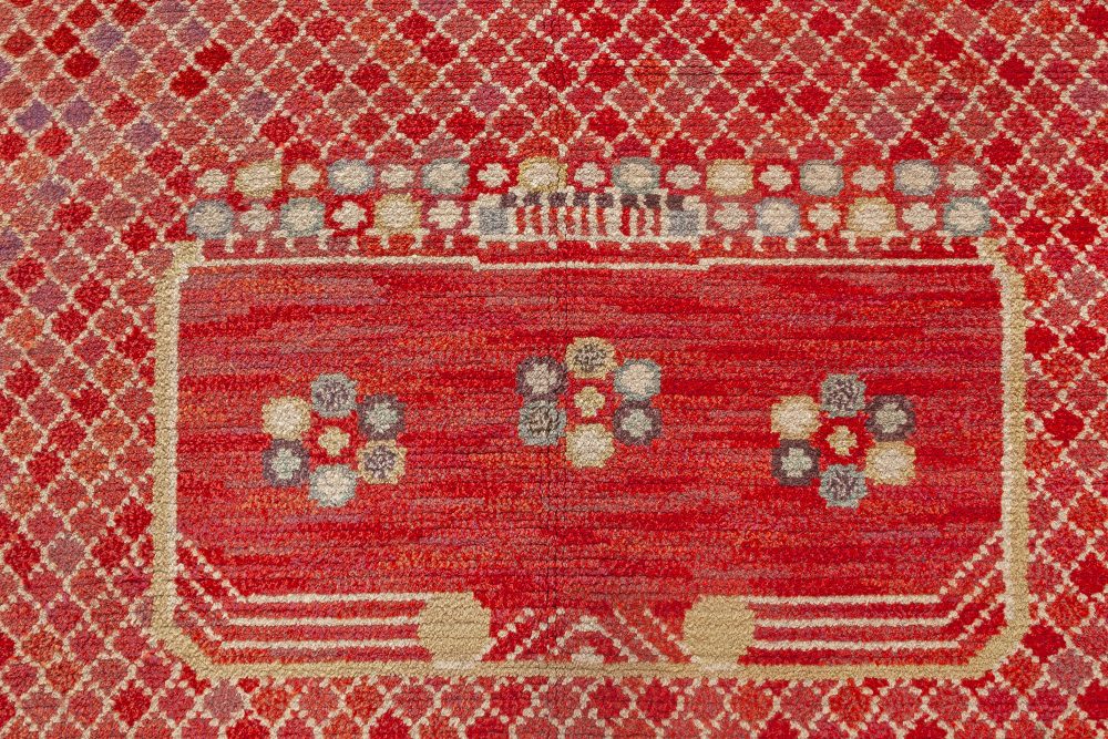 Mid-Century Swedish “Krabban grå” Rug by Barbro Nilsson BB7066