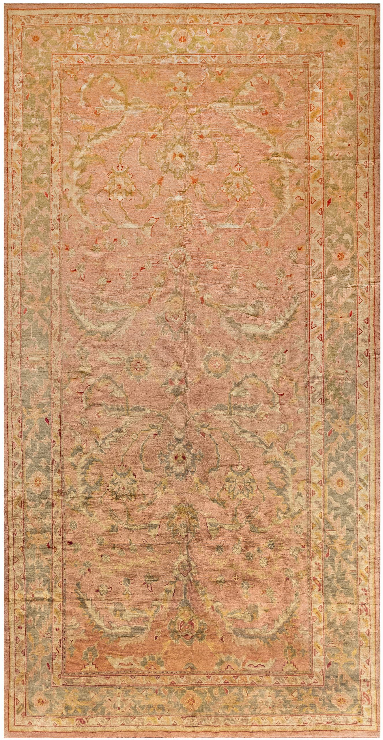 Antique Turkish Oushak Rug 28892