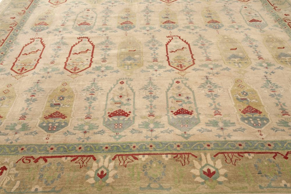 Doris Leslie Blau Collection Traditional Oushak Design Handmade Wool Rug N12086