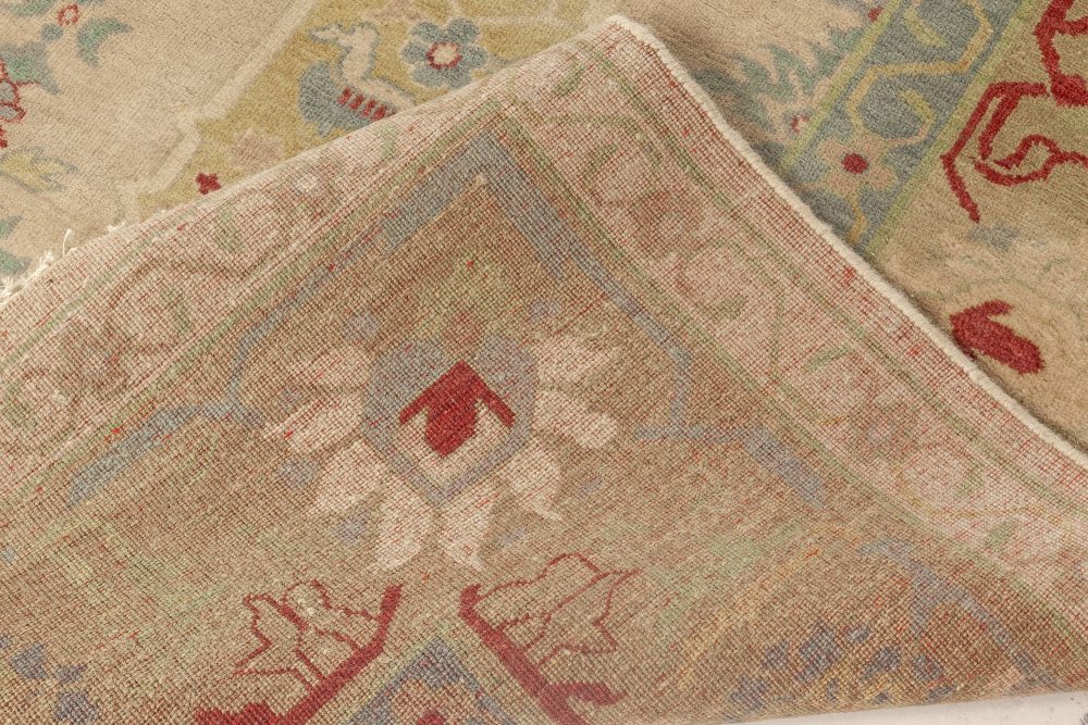 Doris Leslie Blau Collection Traditional Oushak Design Handmade Wool Rug N12086