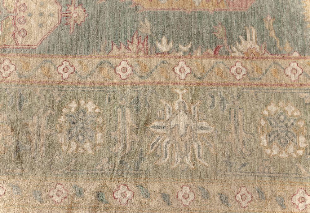 Doris Leslie Blau Collection Traditional Oushak Design Rug N12101