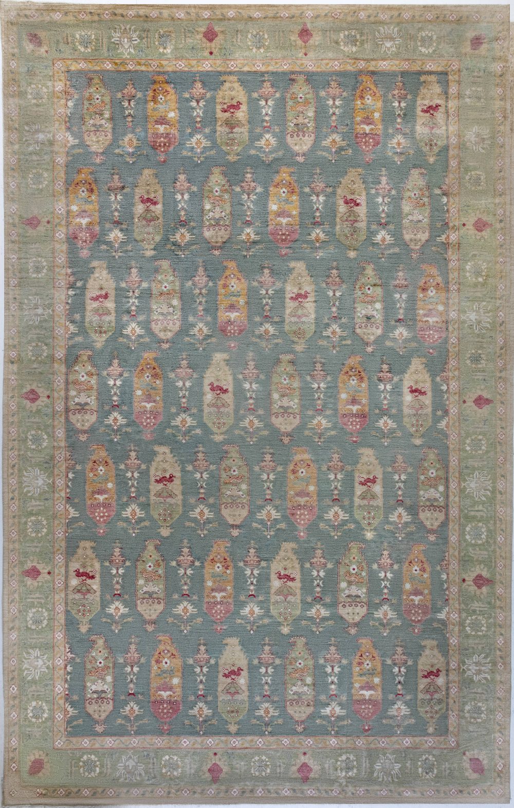 Traditional Oushak Design Rug N12100