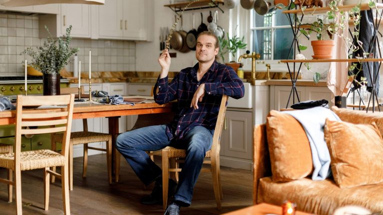 Look Inside David Harbour’s Revamped New York Loft Full of Rugs
