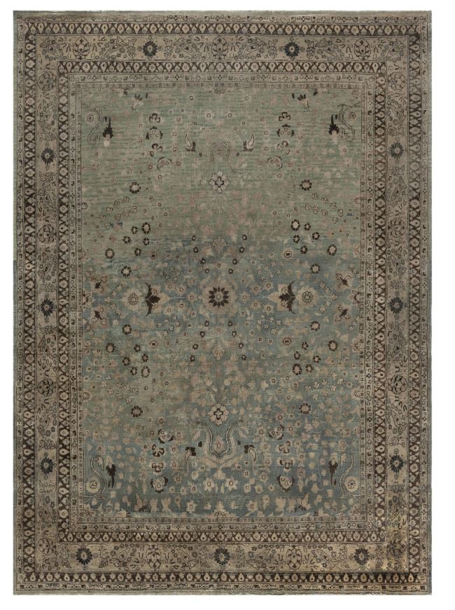 Antique Persian Tabriz Carpet BB7151 by DLB