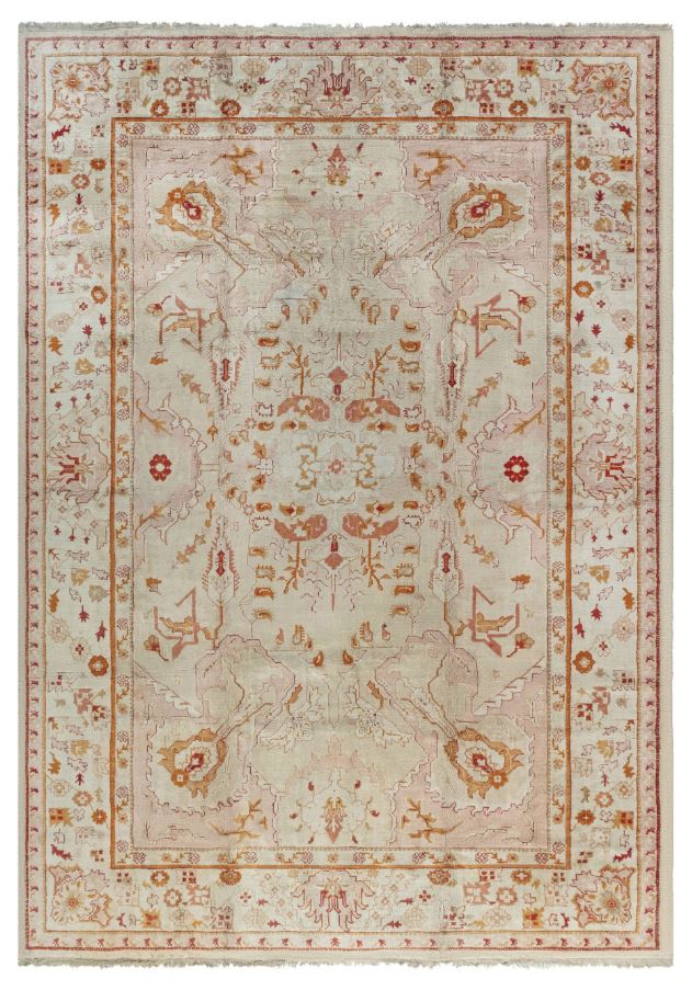 Antique Turkish Oushak Rug BB7174 by DLB