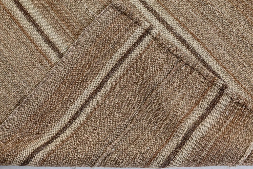 Persian Kilim Rug in Shades of Beige, and Brown BB7300