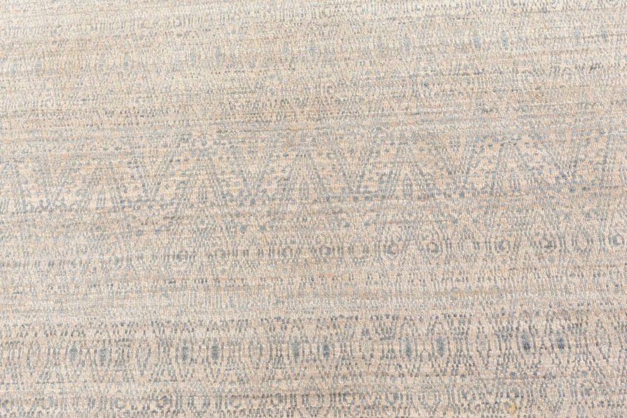 Doris Leslie Blau Collection New Traditional Inspired Beige, Blue Wool Rug N12133