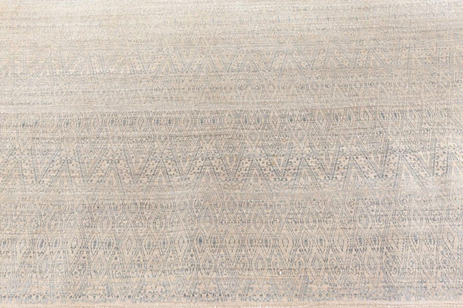 Doris Leslie Blau Collection New Traditional Inspired Beige, Blue Wool Rug N12133