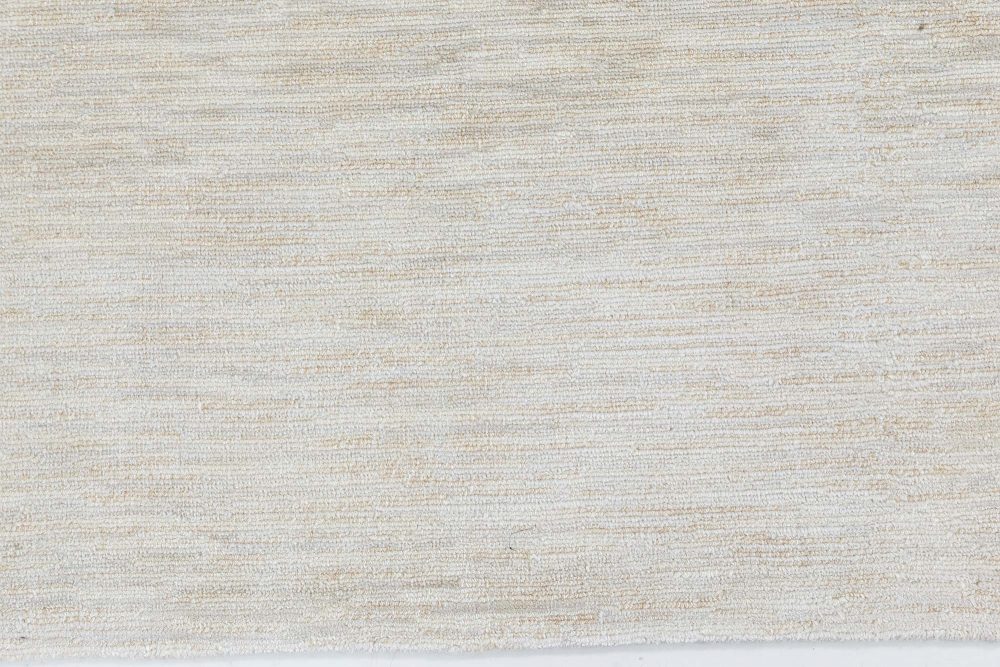 Doris Leslie Blau Collection Modern Beige, Gray, Gold Hand Knotted Wool Rug N12141