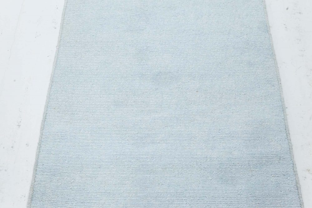 Doris Leslie Blau Collection Custom Silk Gray Runner N12145