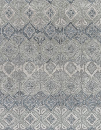 Spanish Vintage Floral Soft Beige Hand-Knotted Wool Rug BB6963 Spanish Vintage Floral Soft Beige Hand-Knotted Wool Rug BB6963