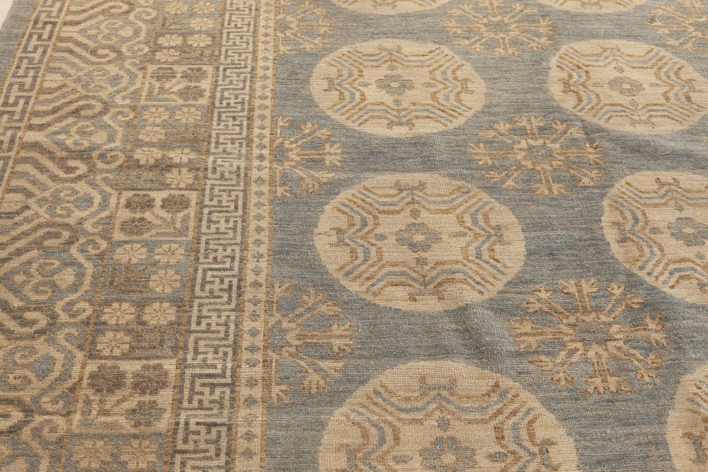 Doris Leslie Blau Collection Inspired Samarkand Handmade Wool Rug N12152