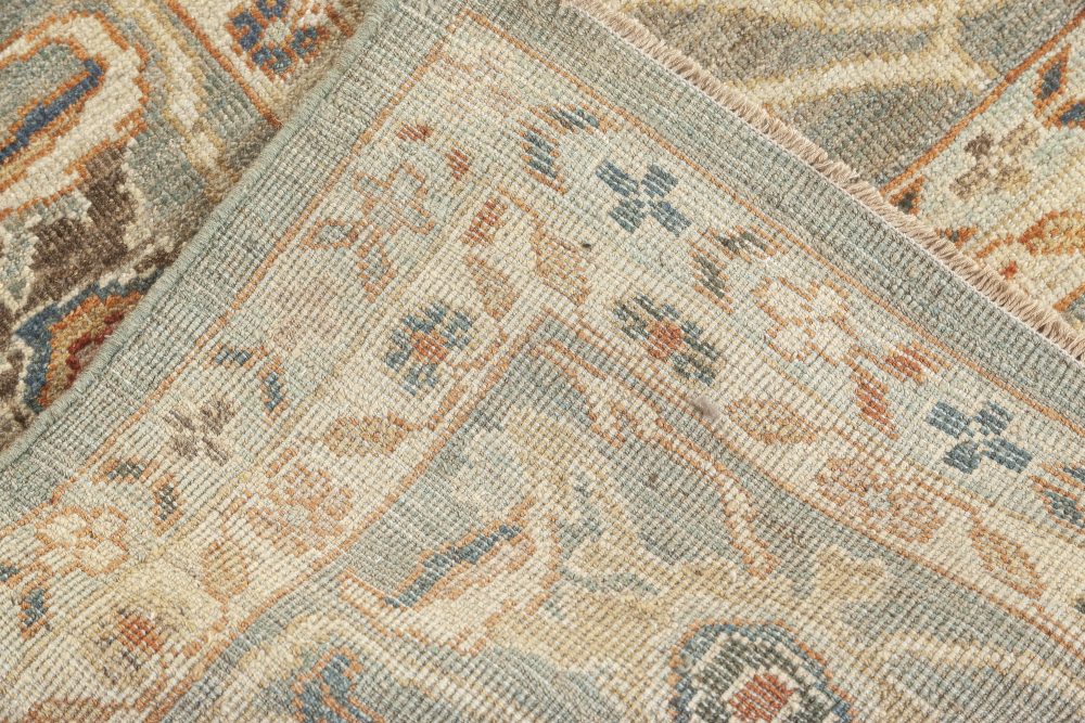 Doris Leslie Blau Collection Sultanabad Inspired Beige, Blue, Brown, Pink Rug N12155