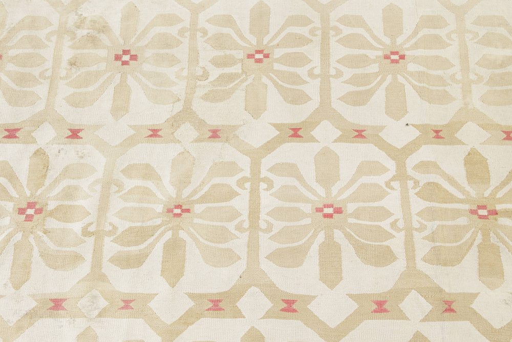 Extra Large Vintage Indian Dhurrie Carpet BB7584