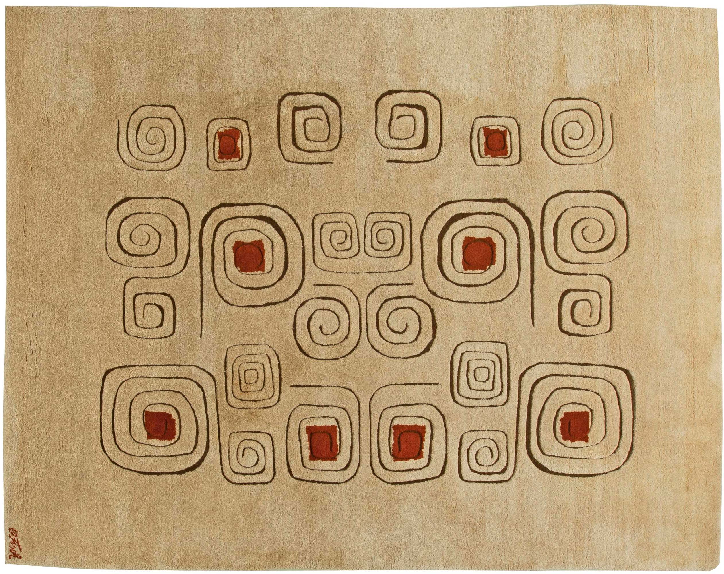 Bauhaus Churros Rug by Olga Fisch
