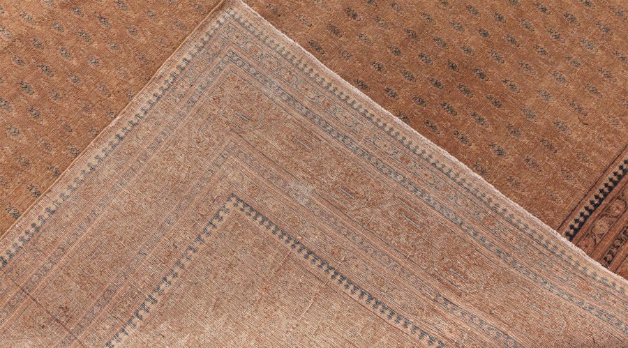 Authentic Persian Tabriz Rug in Beige, Blue, Brown BB7586