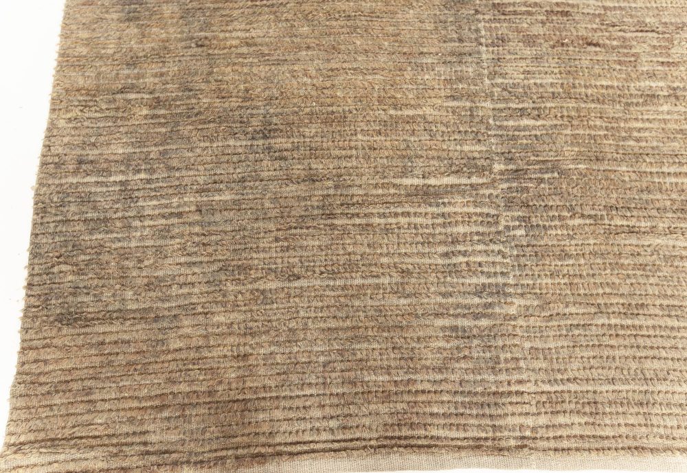 Doris Leslie Blau Collection Modern Textural Marsh Rug in Neutral Colors N12174