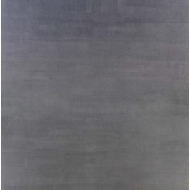 Modern Natural Fibers Stripes Slate Gray Hand-Knotted Mohair Rug “Fum E” N12170