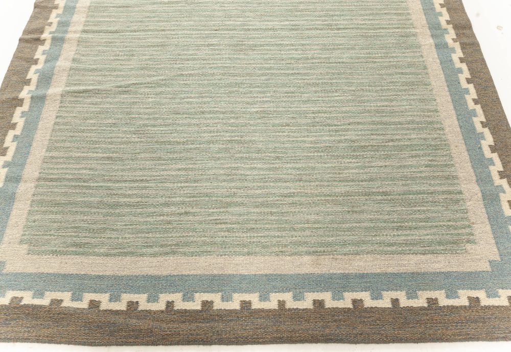 VINTAGE SWEDISH ROLAKAN RUG BY INGEGERD SILOW BB7605