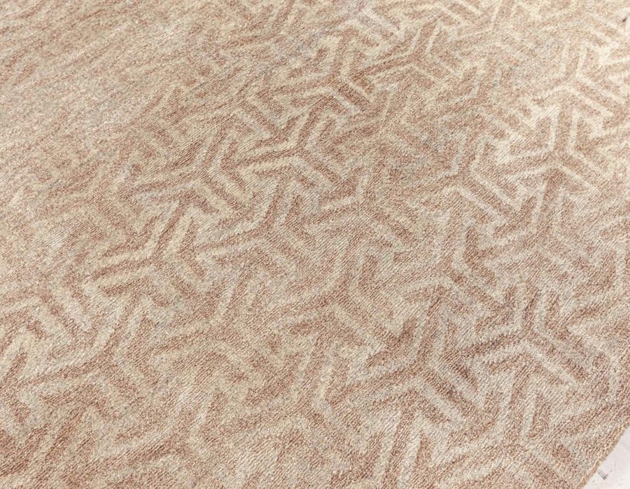 Doris Leslie Blau Collection Terra Beige Rug in Natural Wool N12188