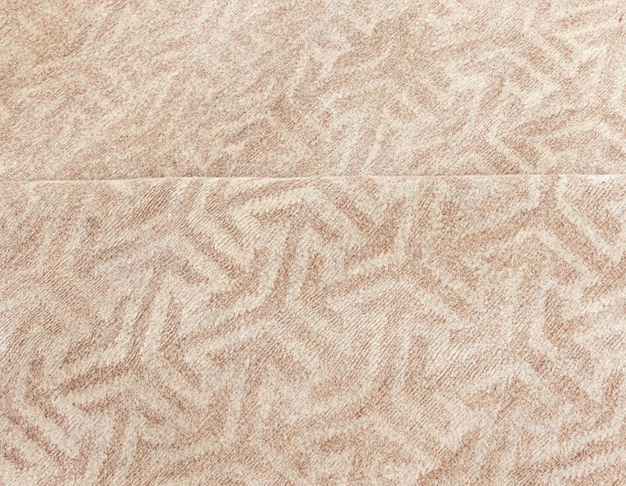 Doris Leslie Blau Collection Terra Beige Rug in Natural Wool N12188