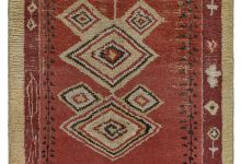 Authentic Tribal Moroccan Beige, Black, <mark class='searchwp-highlight'>Orange</mark>, Yellow Handmade Wool Rug BB7613