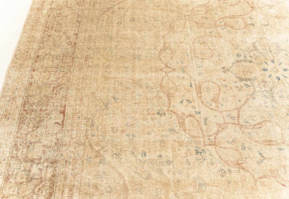 Antique Persian Silk Tabriz Rug BB7632