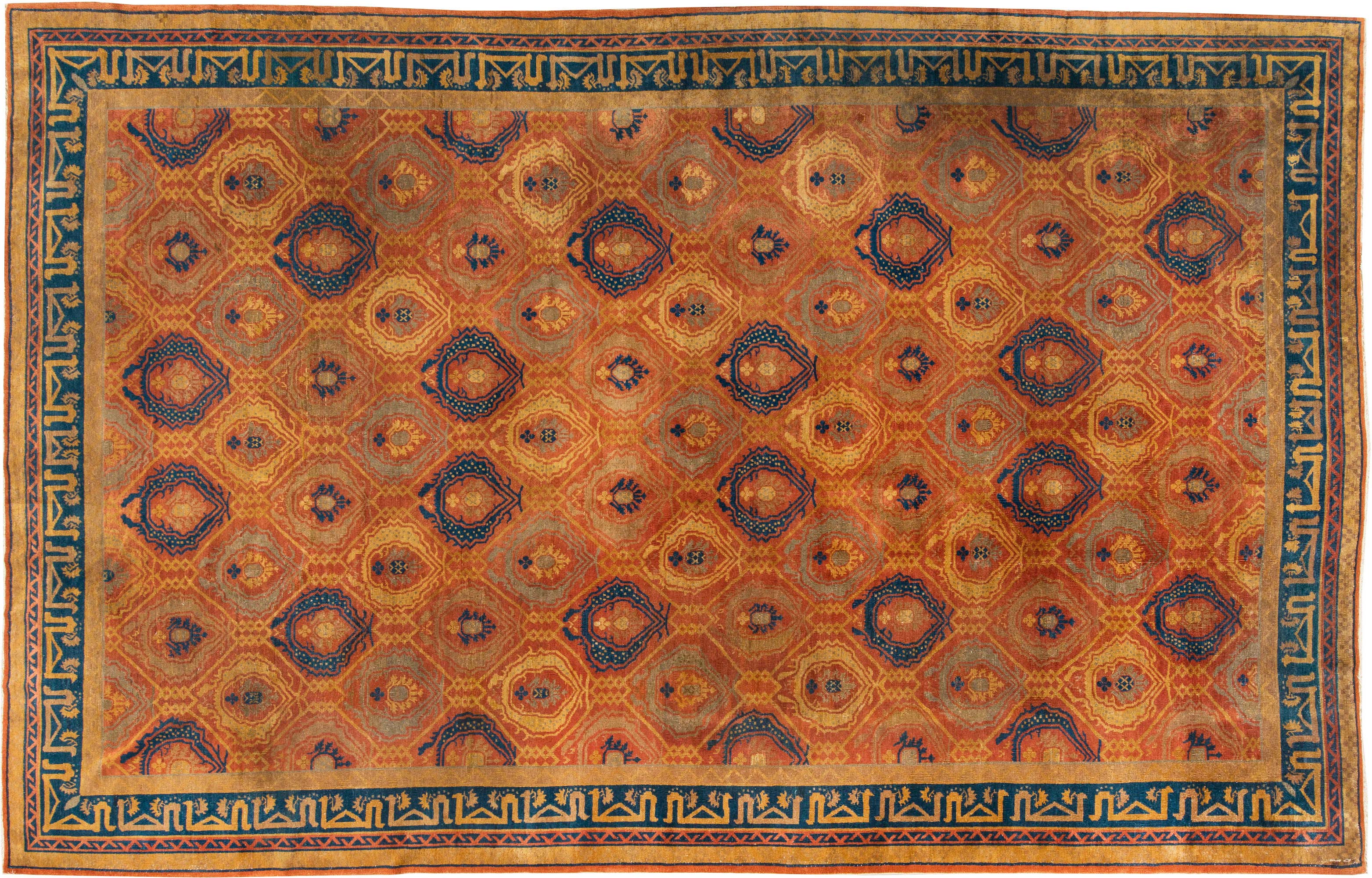 Vintage Chinese Deco Rug BB3289 Vintage Chinese Deco Rug BB3289