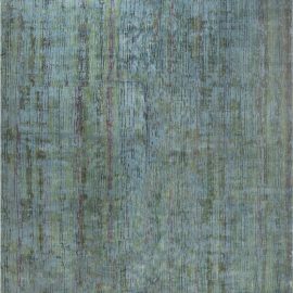 Doris Leslie Blau Collection Water Lily Pond Silk Rug N12197
